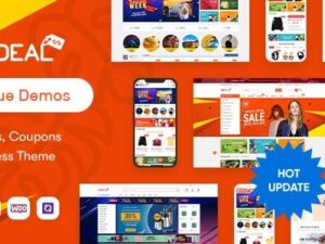 TopDeal 2.3.17 – Multi Vendor Marketplace Elementor WooCommerce WordPress Theme (Mobile Layouts Ready)
